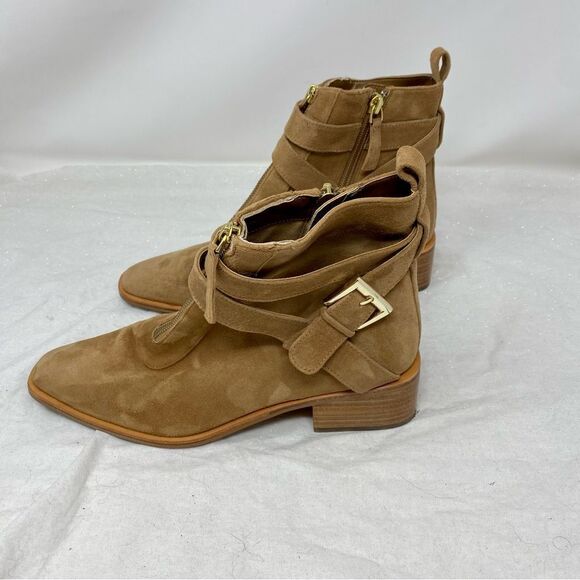 Paolo Suede Heeled Ankle Boots- Size 7.5 - Picture 3 of 15